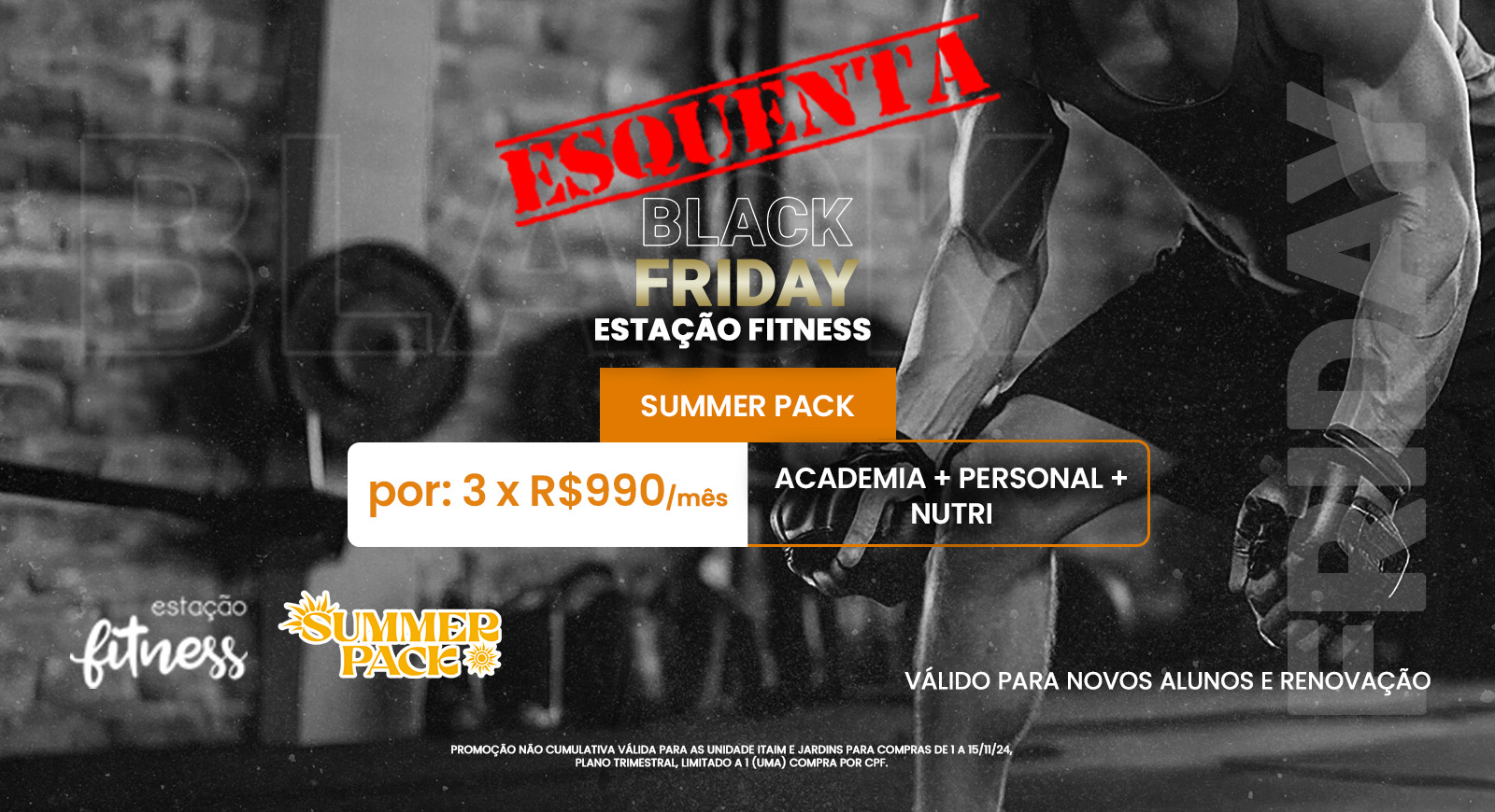 #bannersite Esquenta Black Friday - Summer Pack